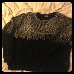 Black and gold sweater from fashion Nova worn once